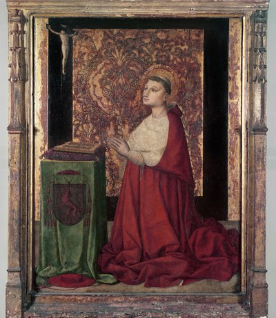 The Vision of St. Pierre de Luxembourg, Provencal School, c.1470 by French School